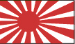 Japanische Kriegs- Flagge