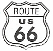 US Route 66 Roadsign