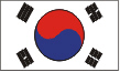 Süd Korea Flagge